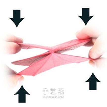 五瓣玫瑰花的折法圖解 手工折紙五瓣玫瑰步驟 -  rpnrmr.com
