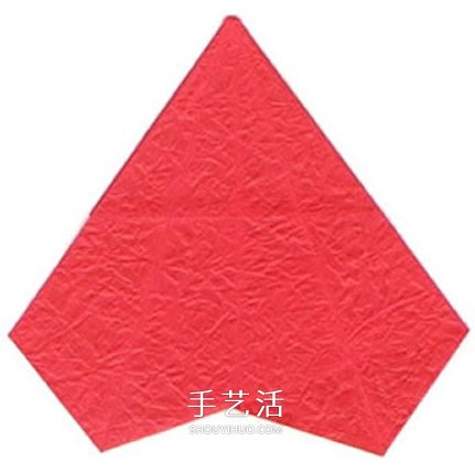 五瓣玫瑰花的折法圖解 手工折紙五瓣玫瑰步驟 -  rpnrmr.com