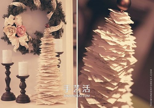 10個漂亮的手工圣誕樹圖片 都用紙制作而成 -  rpnrmr.com