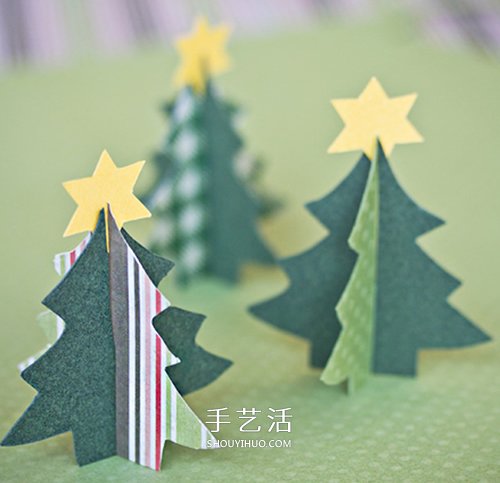 10個漂亮的手工圣誕樹圖片 都用紙制作而成 -  rpnrmr.com