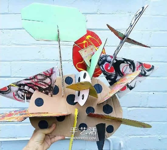 硬紙板的手工小制作 做一個(gè)神秘的小飛獸~ -  rpnrmr.com