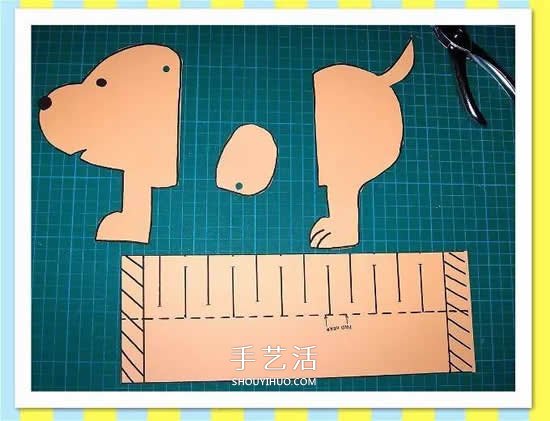 幼兒園手工制作彈簧狗 彩紙做玩具狗狗的方法 -  rpnrmr.com