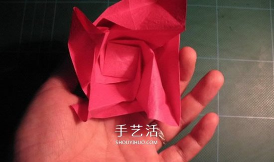 GG玫瑰花的折法圖解 漂亮又詳細玫瑰花折紙 -  rpnrmr.com
