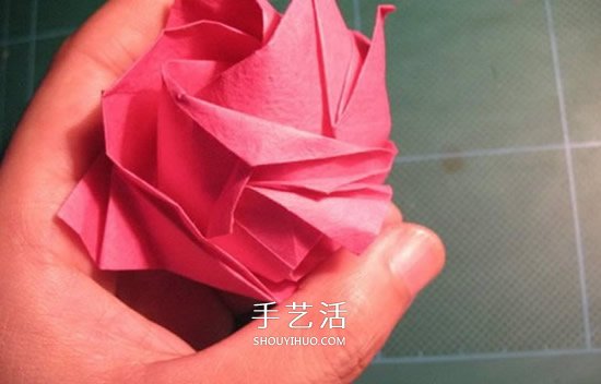 GG玫瑰花的折法圖解 漂亮又詳細玫瑰花折紙 -  rpnrmr.com