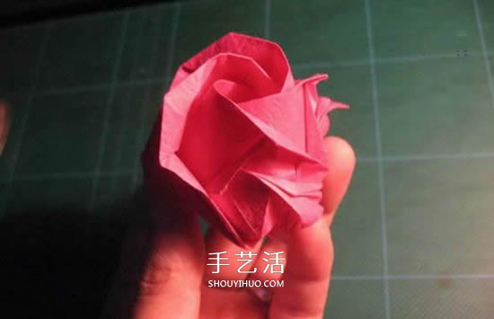 GG玫瑰花的折法圖解 漂亮又詳細玫瑰花折紙 -  rpnrmr.com