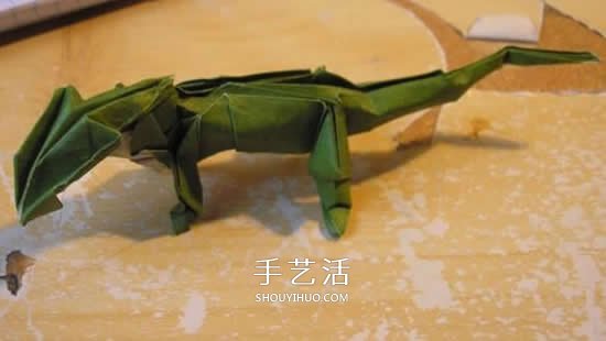 立體蜥蜴的折法步驟圖 手工折紙蜥蜴的過程 -  rpnrmr.com
