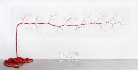 藝術(shù)家用繩子的創(chuàng)作 探討捉摸不清的人際關(guān)系 -  rpnrmr.com