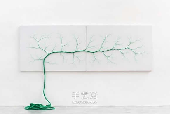藝術(shù)家用繩子的創(chuàng)作 探討捉摸不清的人際關(guān)系 -  rpnrmr.com