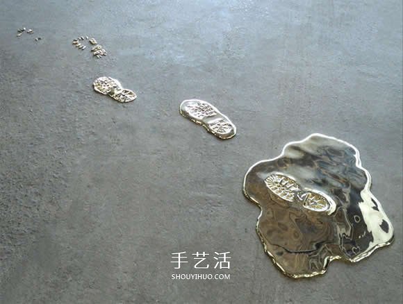 名副其實(shí)的“流金”歲月 模擬液體的黃銅雕塑 -  rpnrmr.com