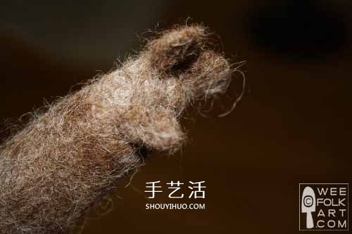 又丑又可愛！簡單羊毛氈小老鼠手工制作圖解 -  rpnrmr.com