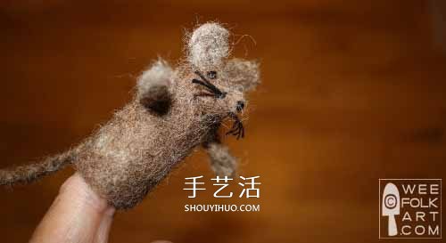 又丑又可愛！簡單羊毛氈小老鼠手工制作圖解 -  rpnrmr.com