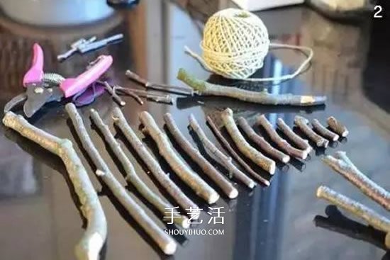 樹枝做圣誕樹掛飾方法 DIY簡單圣誕樹裝飾圖解 -  rpnrmr.com
