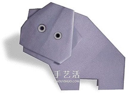 幼兒折紙小河馬圖解 最簡單河馬的折法教程 -  rpnrmr.com