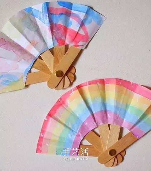 簡單又可愛！雪糕棍做水果紙扇的方法圖解 -  rpnrmr.com