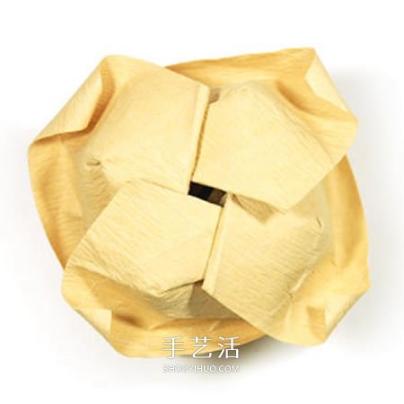 卷心玫瑰花的折紙步驟 手工卷心紙玫瑰的折法 -  rpnrmr.com