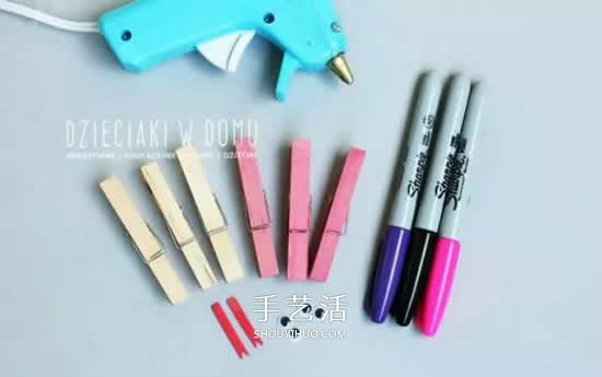 木夾子手工制作小蛇 幼兒做玩具蛇的教程 -  rpnrmr.com