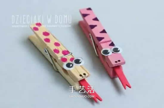 木夾子手工制作小蛇 幼兒做玩具蛇的教程 -  rpnrmr.com