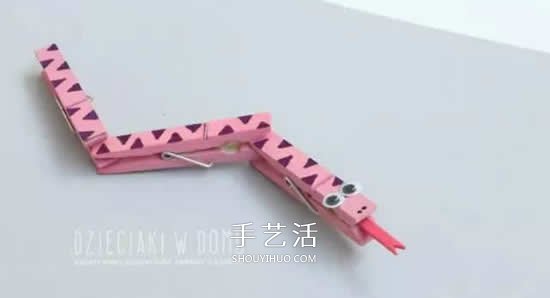 木夾子手工制作小蛇 幼兒做玩具蛇的教程 -  rpnrmr.com