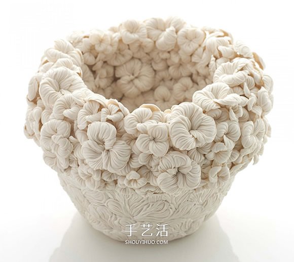 感受手作的精巧 以花草形象堆迭出立體瓷器 -  rpnrmr.com