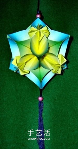 手工折紙四瓣花花球 簡單紙花球的做法圖解 -  rpnrmr.com