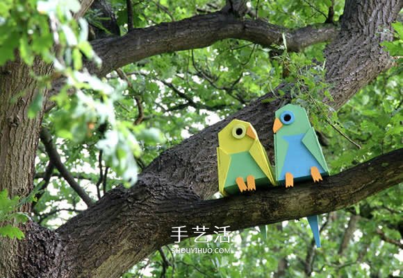 回收木頭打造彩色鳥屋 讓鳥兒找到棲息之地 -  rpnrmr.com