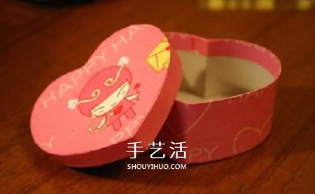 愛心禮品盒制作方法 卡紙做心形包裝盒的教程 -  rpnrmr.com