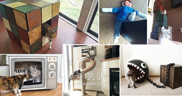 新奇的手工貓家具作品 可愛精致又富創(chuàng)意！ -  rpnrmr.com