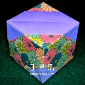 立方體怎么折圖解教程 手工折紙立方體的步驟 -  rpnrmr.com