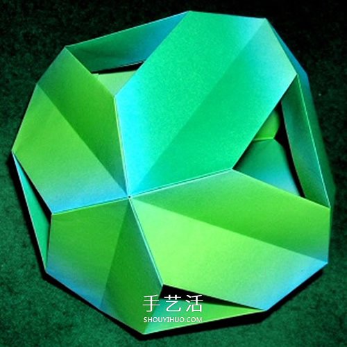立方體怎么折圖解教程 手工折紙立方體的步驟 -  rpnrmr.com