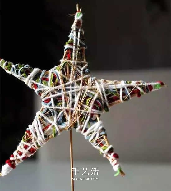 圣誕星星手工制作方法 幼兒做圣誕星裝飾教程 -  rpnrmr.com
