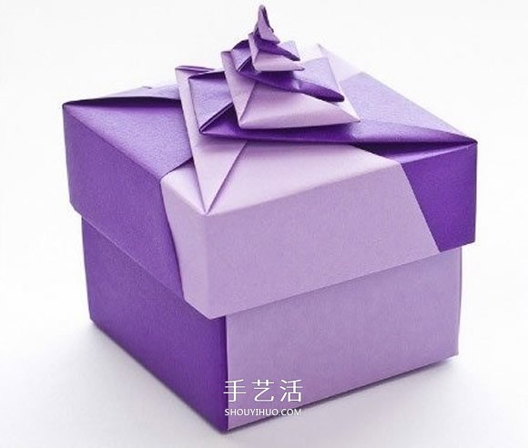 方形帶蓋禮品盒的折法 折紙禮品盒有蓋子的 -  rpnrmr.com
