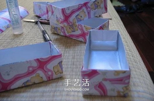 自制帶抽屜首飾盒方法 飲料盒和紙箱做收納盒 -  rpnrmr.com
