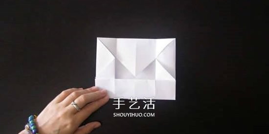 簡易垃圾盒的折法圖解 手工折紙方形垃圾盒 -  rpnrmr.com