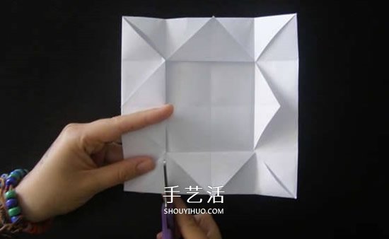 簡易垃圾盒的折法圖解 手工折紙方形垃圾盒 -  rpnrmr.com