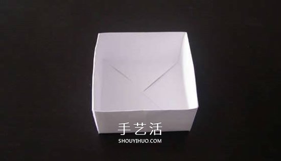 簡易垃圾盒的折法圖解 手工折紙方形垃圾盒 -  rpnrmr.com
