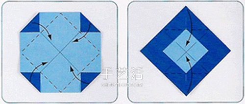 六角抽紙盒的折法圖解 包括盒身、蓋子和底部 -  rpnrmr.com