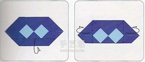 六角抽紙盒的折法圖解 包括盒身、蓋子和底部 -  rpnrmr.com