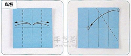 六角抽紙盒的折法圖解 包括盒身、蓋子和底部 -  rpnrmr.com