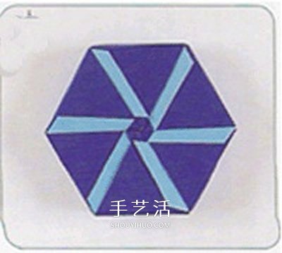六角抽紙盒的折法圖解 包括盒身、蓋子和底部 -  rpnrmr.com