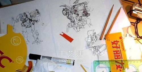 變形金剛大黃蜂模型 廢紙盒制作大黃蜂作品 -  rpnrmr.com