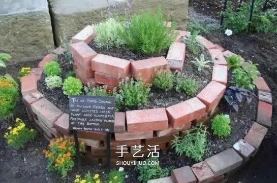 DIY螺旋花壇的方法 立體螺旋花壇的做法圖片 -  rpnrmr.com