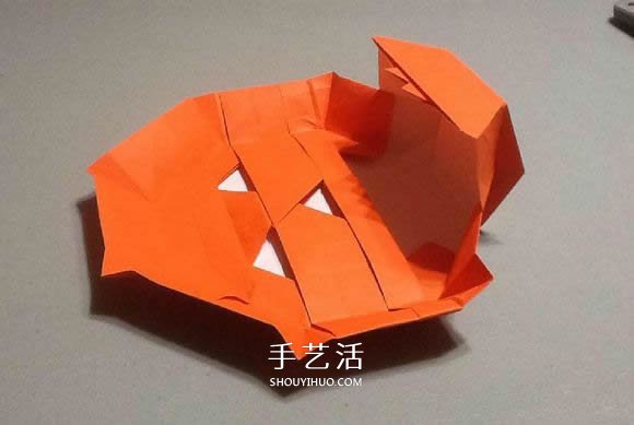 立體南瓜燈的折紙圖解 手工復(fù)雜南瓜燈的折法 -  rpnrmr.com