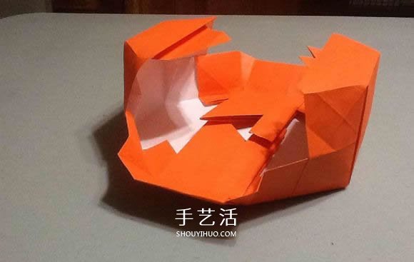 立體南瓜燈的折紙圖解 手工復(fù)雜南瓜燈的折法 -  rpnrmr.com