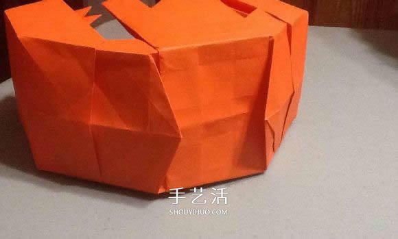 立體南瓜燈的折紙圖解 手工復(fù)雜南瓜燈的折法 -  rpnrmr.com