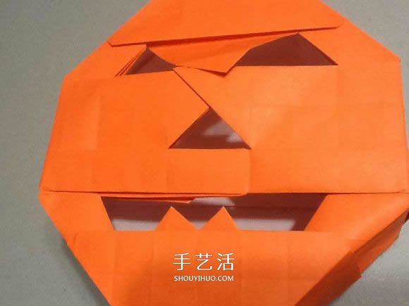 立體南瓜燈的折紙圖解 手工復(fù)雜南瓜燈的折法 -  rpnrmr.com