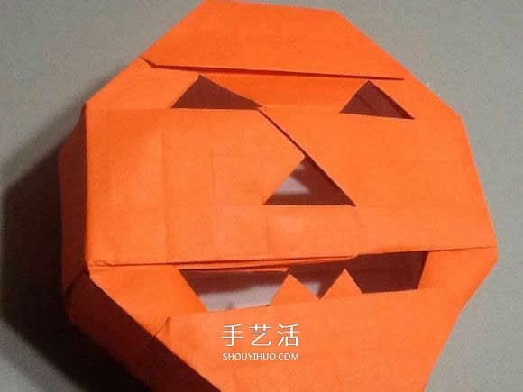 立體南瓜燈的折紙圖解 手工復(fù)雜南瓜燈的折法 -  rpnrmr.com