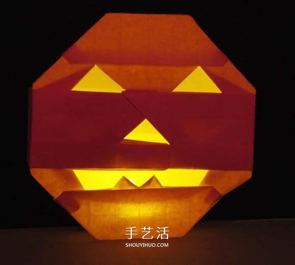 立體南瓜燈的折紙圖解 手工復(fù)雜南瓜燈的折法 -  rpnrmr.com