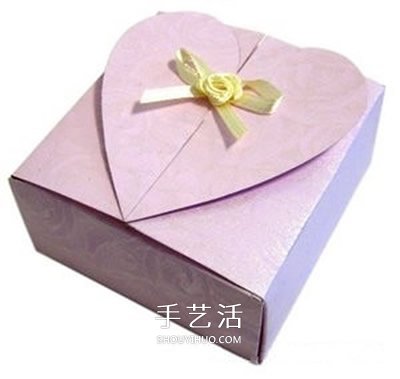 情人節(jié)禮品盒的折法 帶愛心包裝盒折紙圖解 -  rpnrmr.com