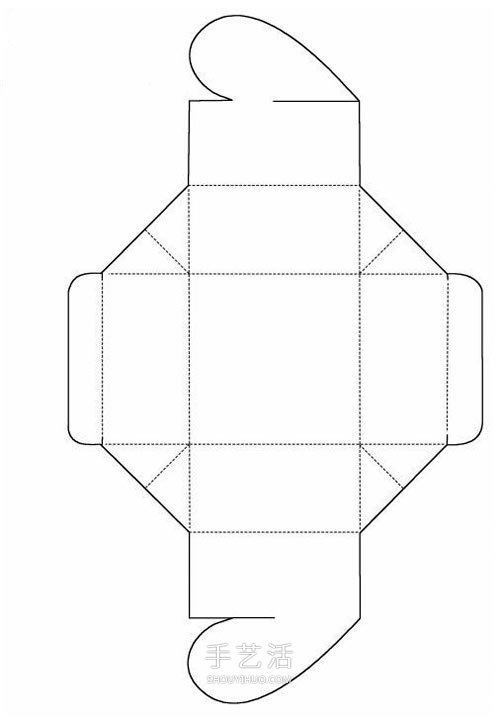 情人節(jié)禮品盒的折法 帶愛心包裝盒折紙圖解 -  rpnrmr.com