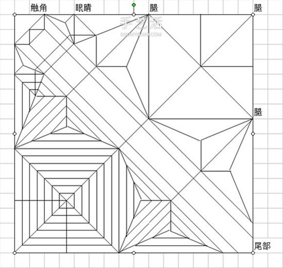葉蟲的折紙方法圖解 如何折葉子蟲的步驟圖 -  rpnrmr.com